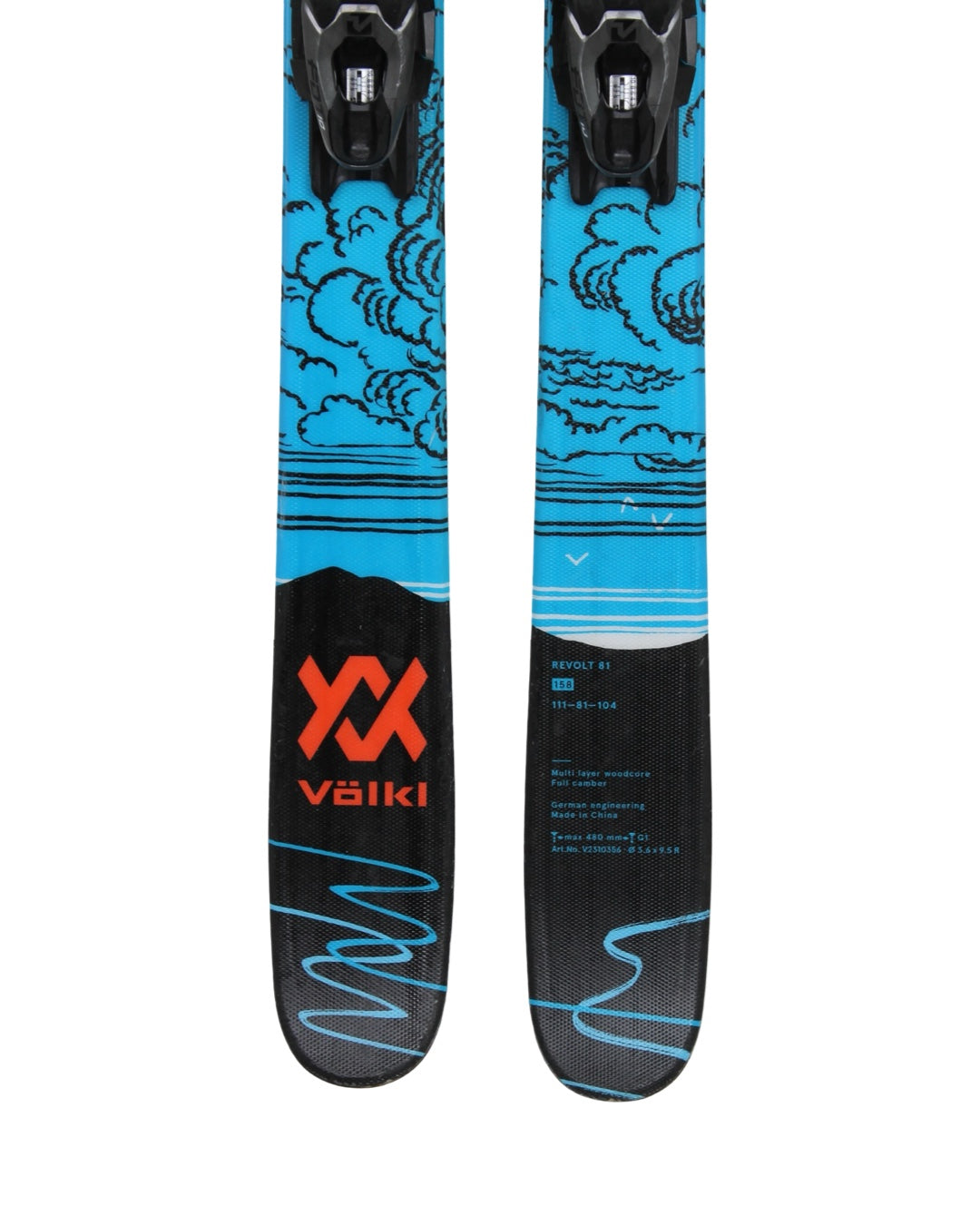 Volkl Revolt 81 Blue Plane