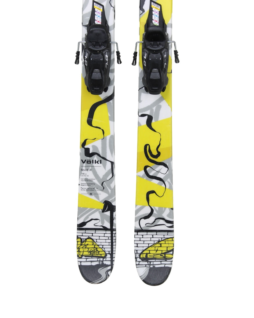 Volkl Revolt Jr Yellow twin