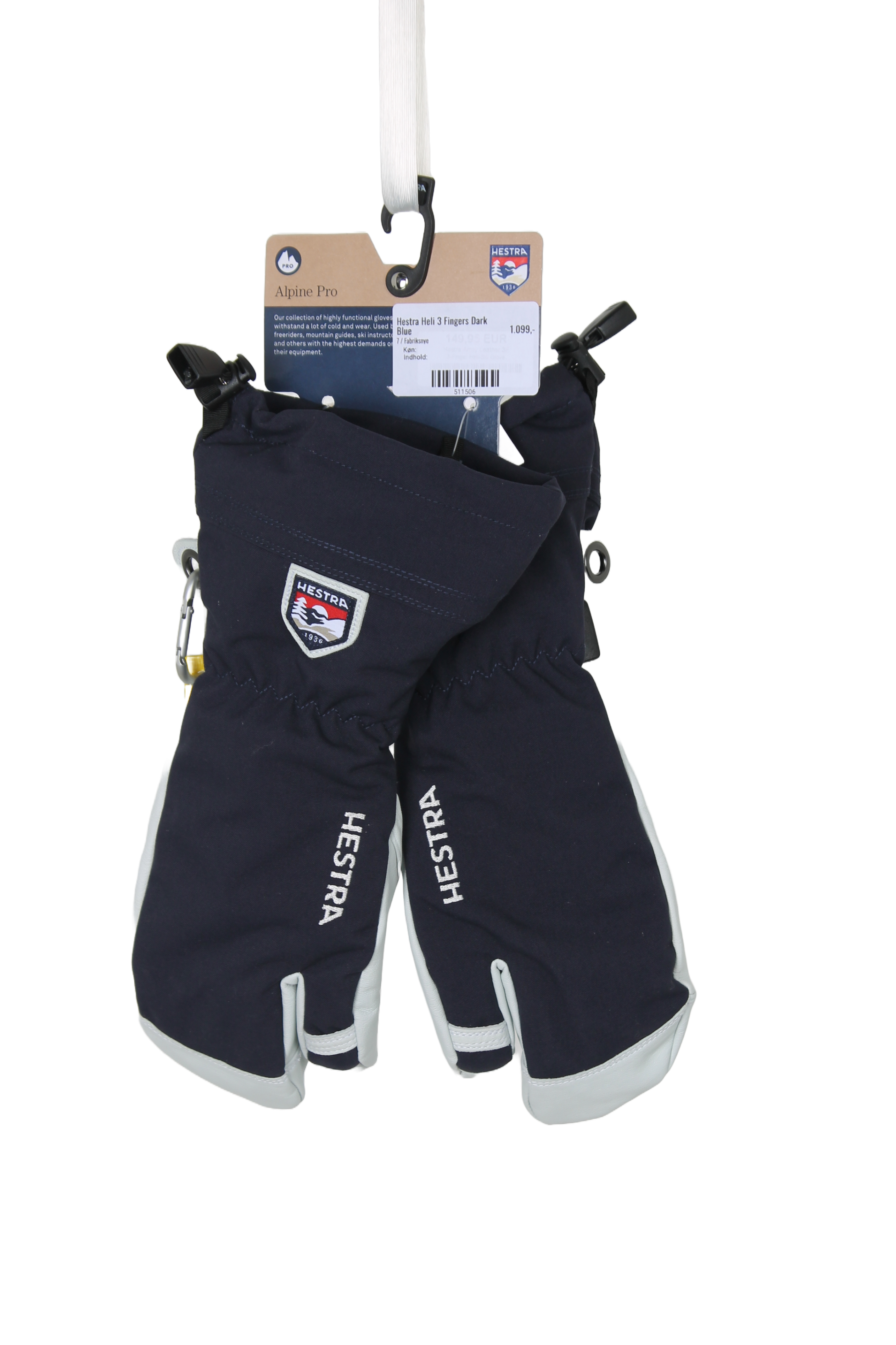 Hestra Heli 3 Fingers Dark Blue