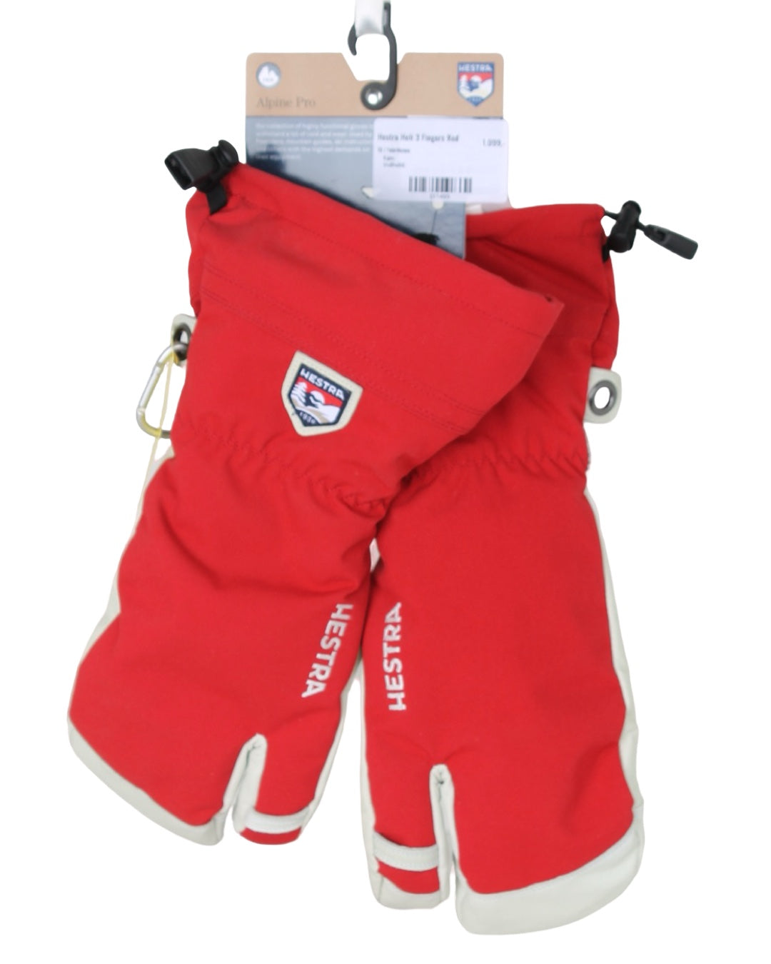 Hestra Heli 3 Fingers Red