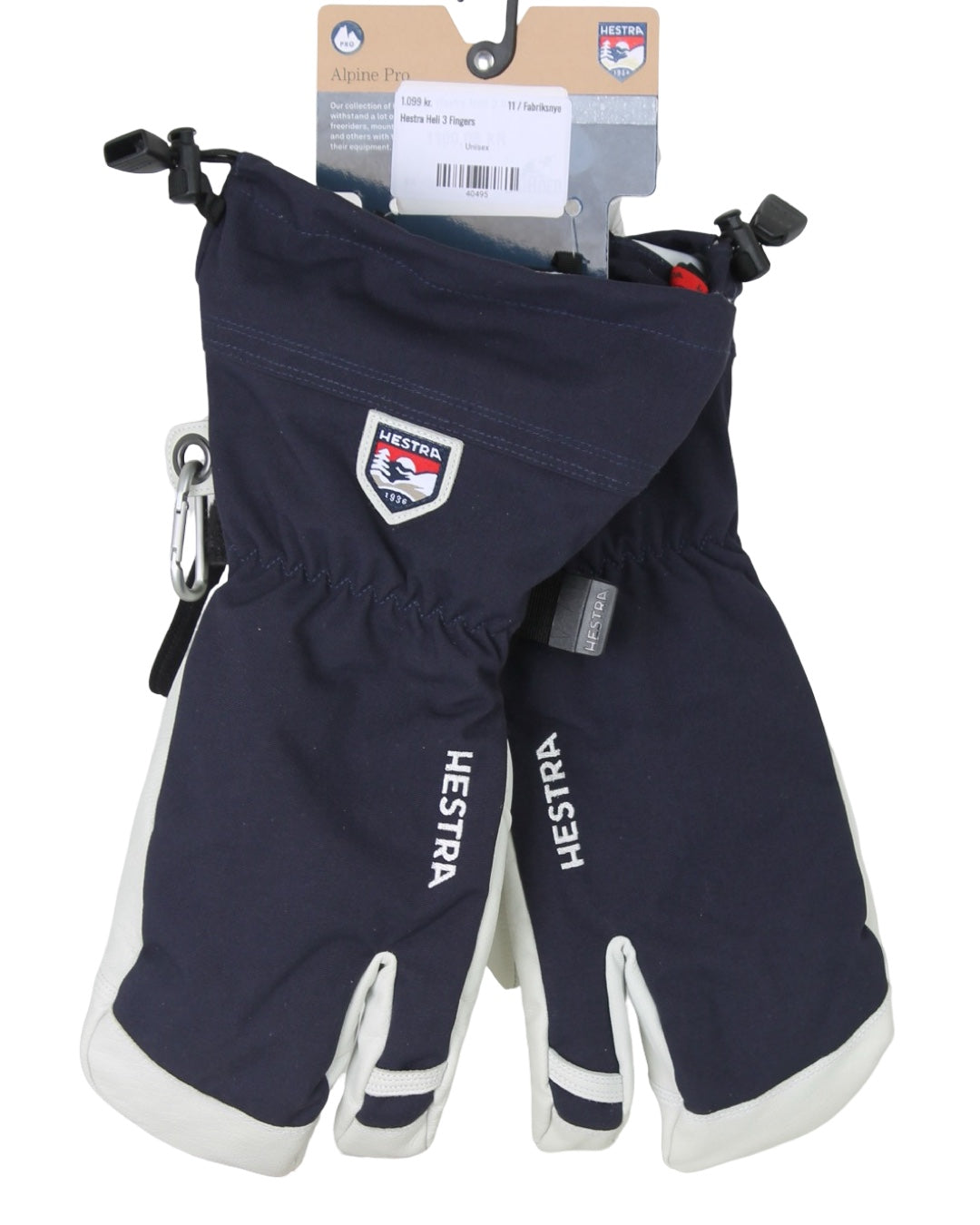 Hestra Heli 3 Fingers Grey