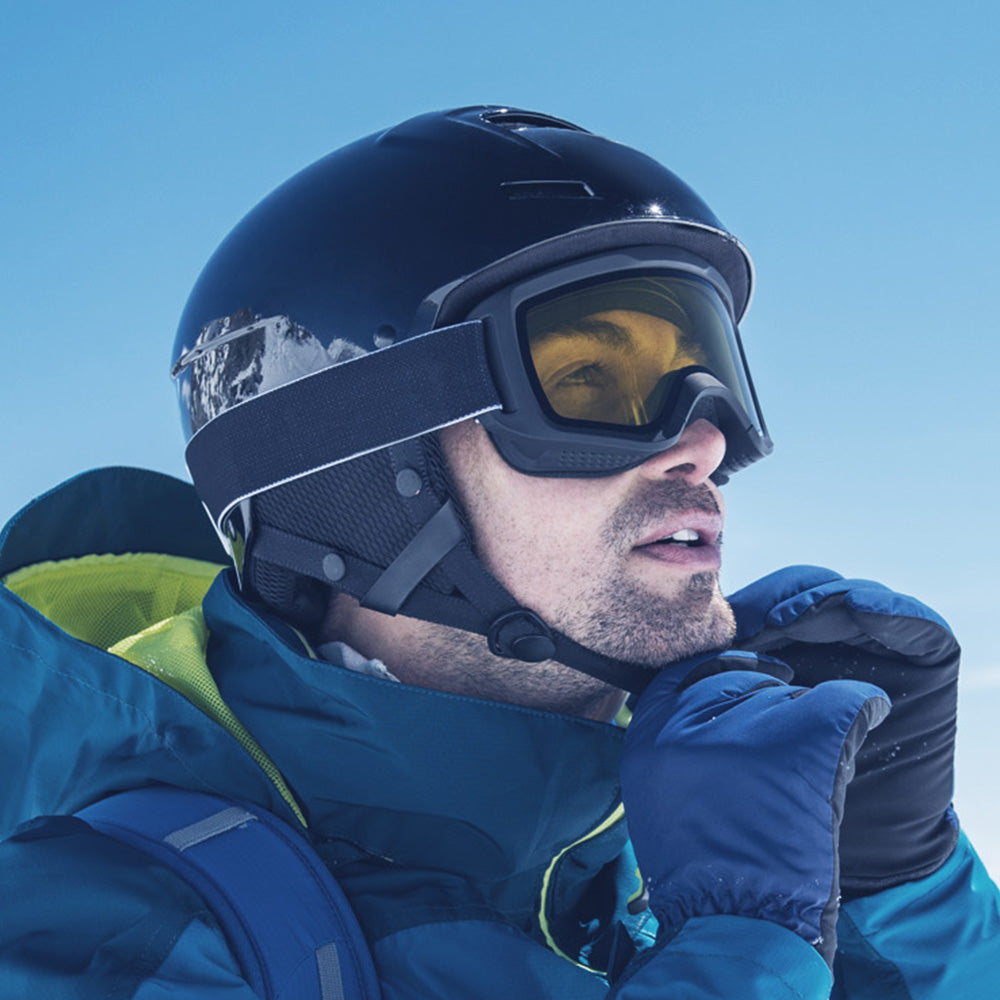 MESSYWEEKEND CLEAR XEP Black Blue Photochromic Ski Goggles • High